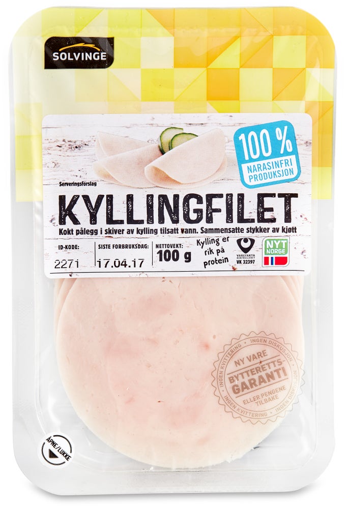 Solvinge Kyllingpålegg Naturell
