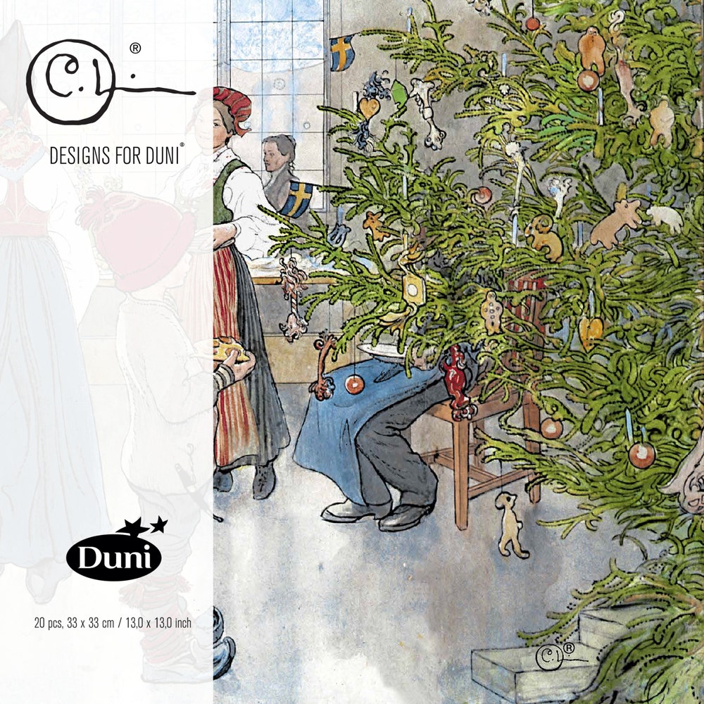 Duni Servietter Nu Är Det Jul Igen 3 lag, 33x33cm