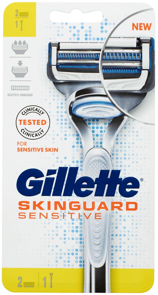 Gillette Barberhøvel Skinguard Sensitive 2up