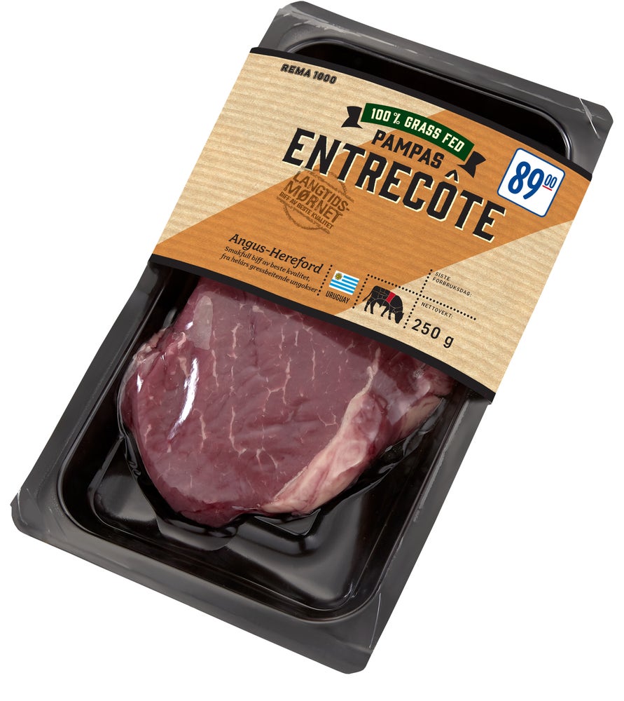 Pampas Entrecôte Av Storfe 100% Grass Fed