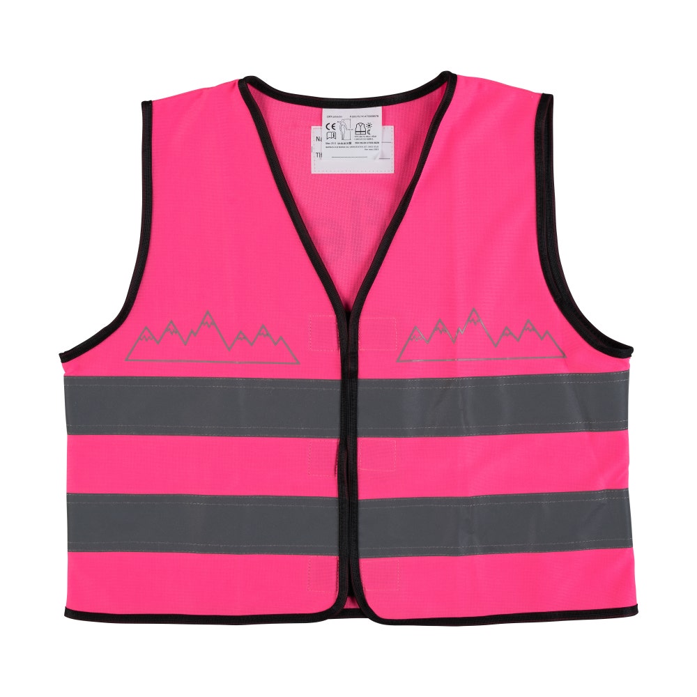 Reflex Refleksvest med borrelås Rosa Onesize