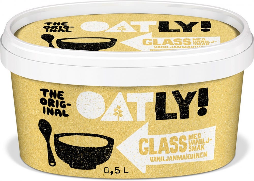 Oatly Vaniljeis Melkefri