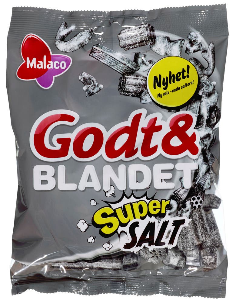 Malaco Godt & Blandet Supersalt
