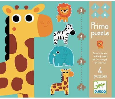 Sprell Puslespill, Dyr i Jungelen