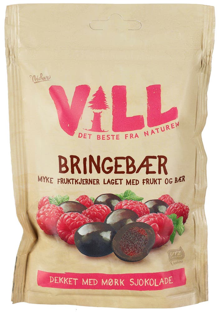 Vill Fruktkjerner Bringebær