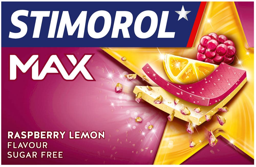 Stimorol Max Duo Raspberry Lemon