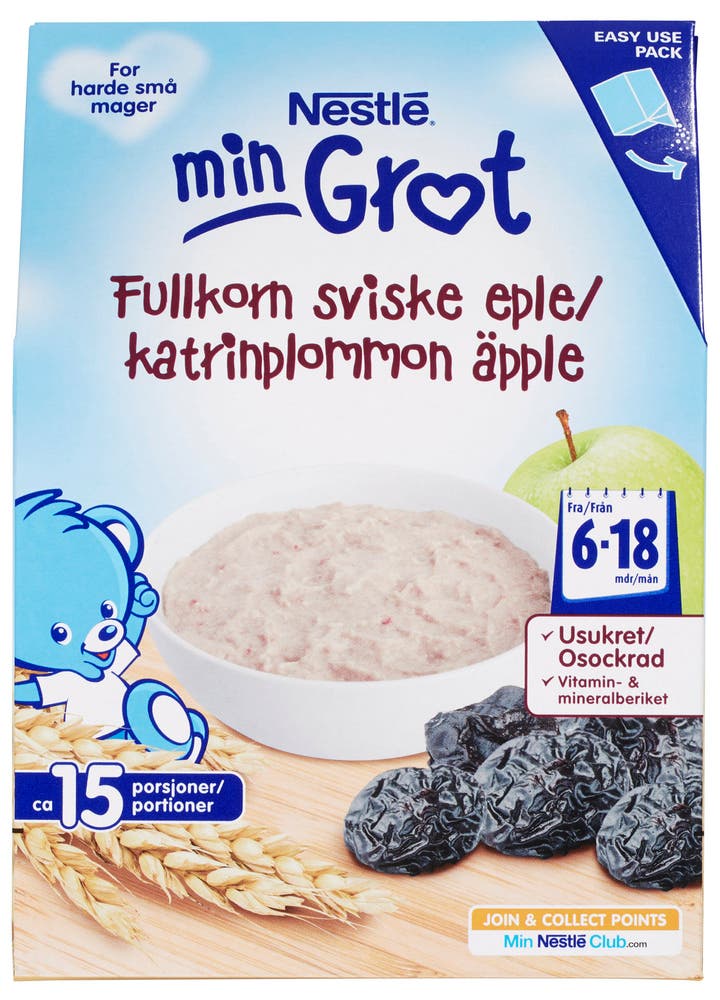 Nestlé Mild Sviskegrøt Med Eple Fra 6 mnd