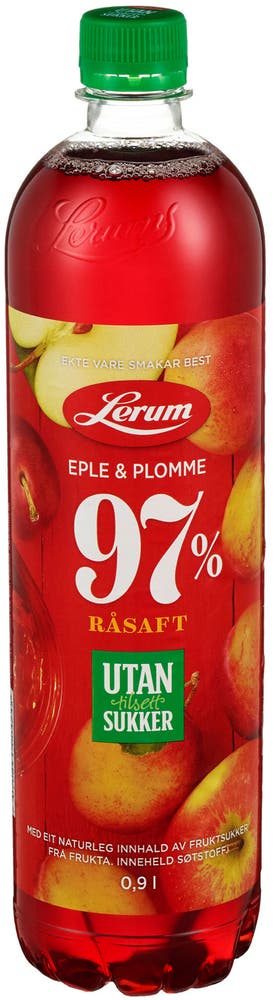 Lerum Eple & plommesaft Uten Tilsatt Sukker