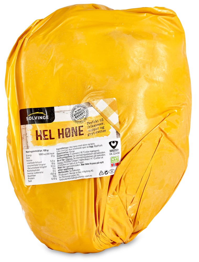 Solvinge Hel Høne Naturell