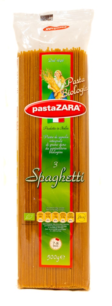 Pasta Zara Økologisk Fullkorn Spaghetti