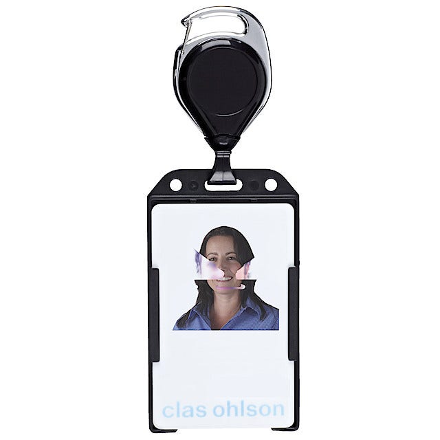 Clas Ohlson Id kortholder med jojo