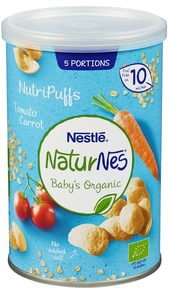Nestlé Naturnes Nutripuffs Tomat