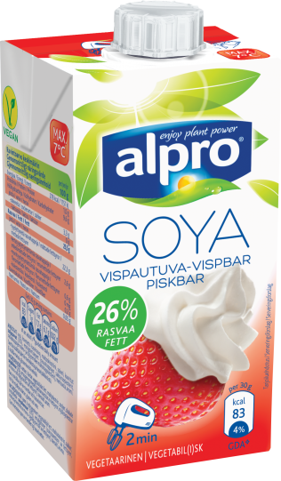 Alpro alternativ til kremfløte