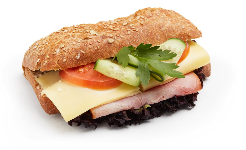 Strøm-Larsen Nysmurt Ciabatta Med Ost & Skinke