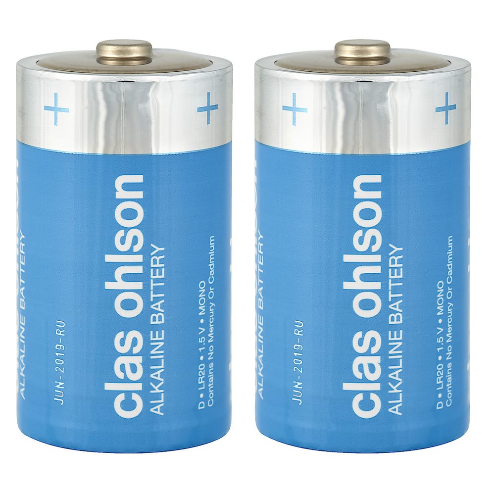 Clas Ohlson Co-batteri D/LR20