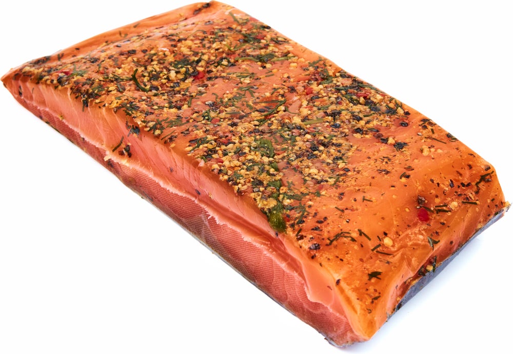 Det Gamle Røgeri Røyksteamet Gravet Laks