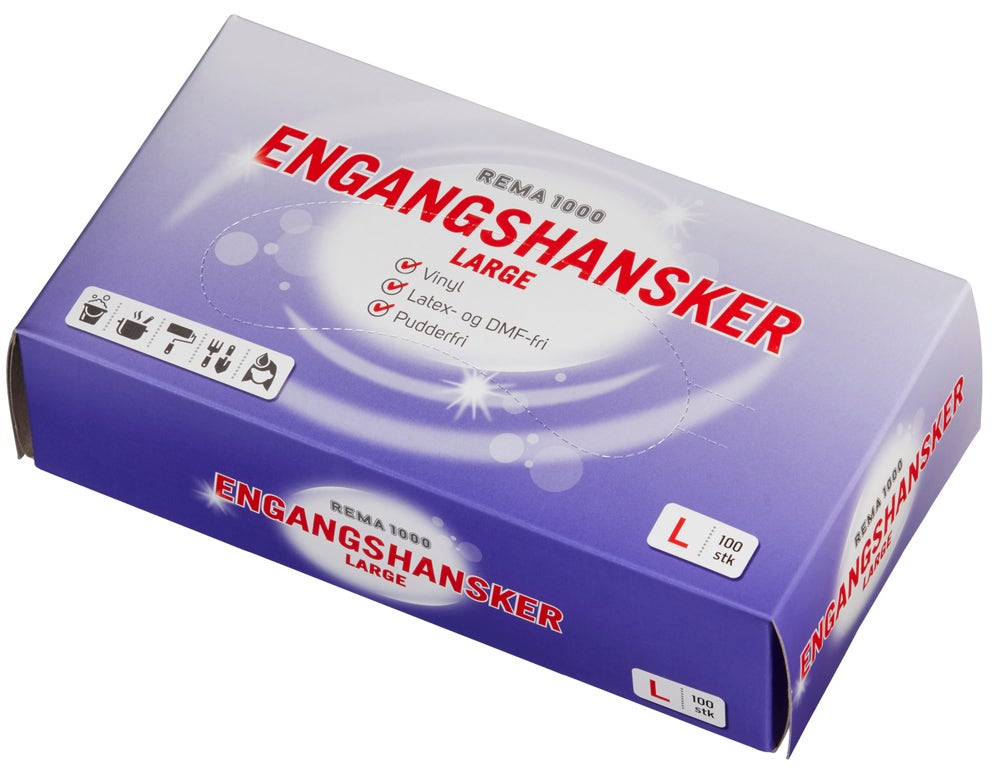 Engangshansker Large