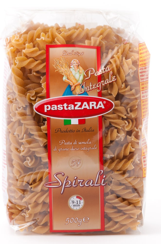 Pasta Zara Pastaskruer Fullkorn