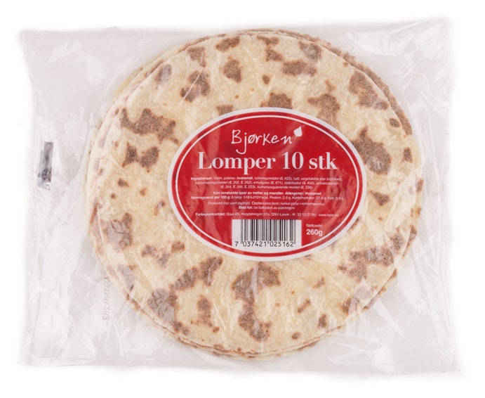 Bjørken Lomper 10 stk