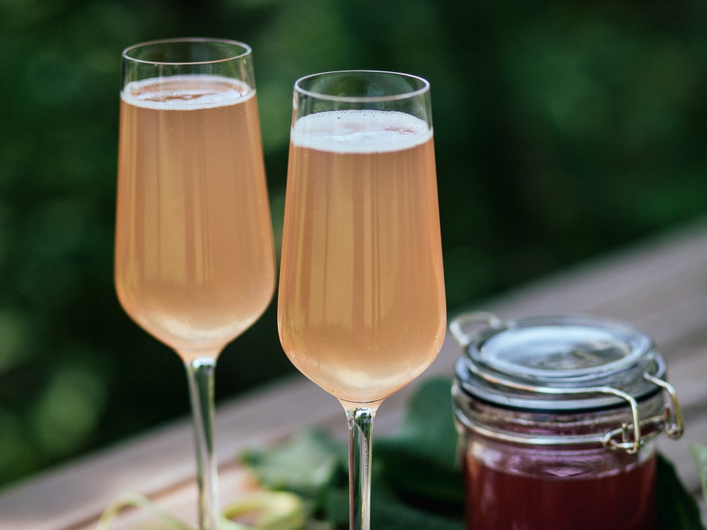 Alkoholfri rabarbradrink
