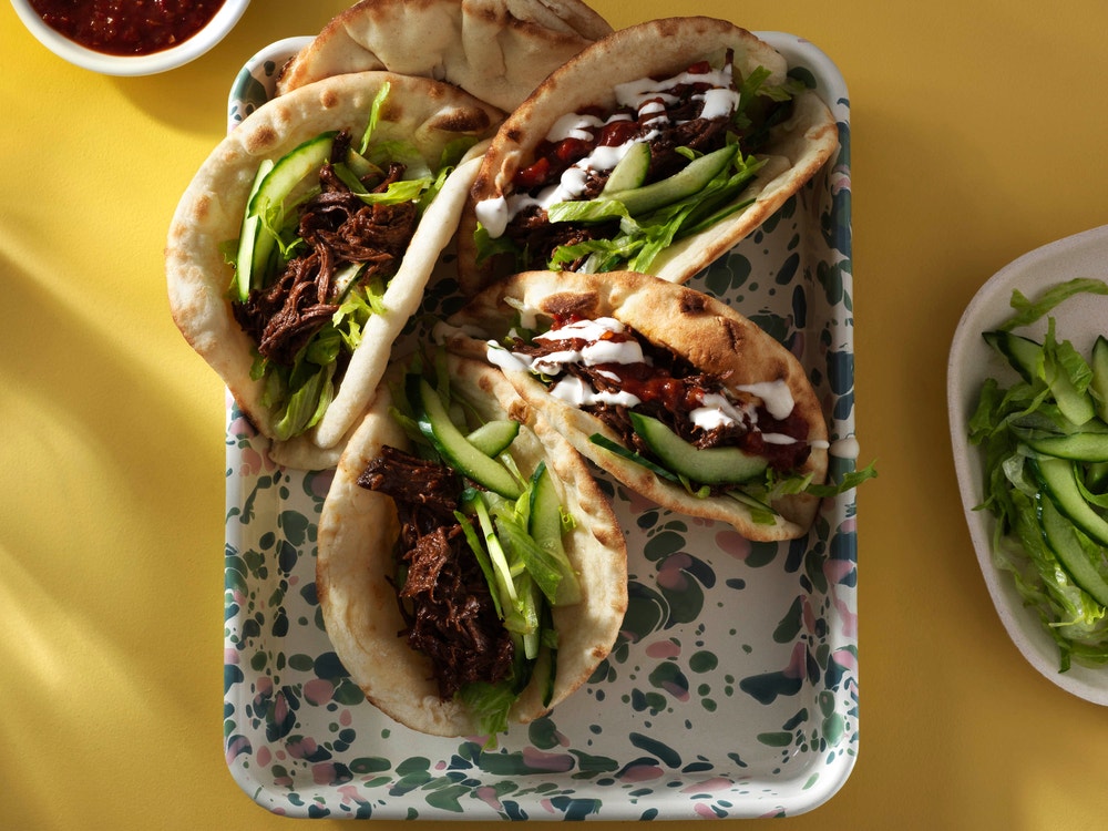 Pulled pork i piadina