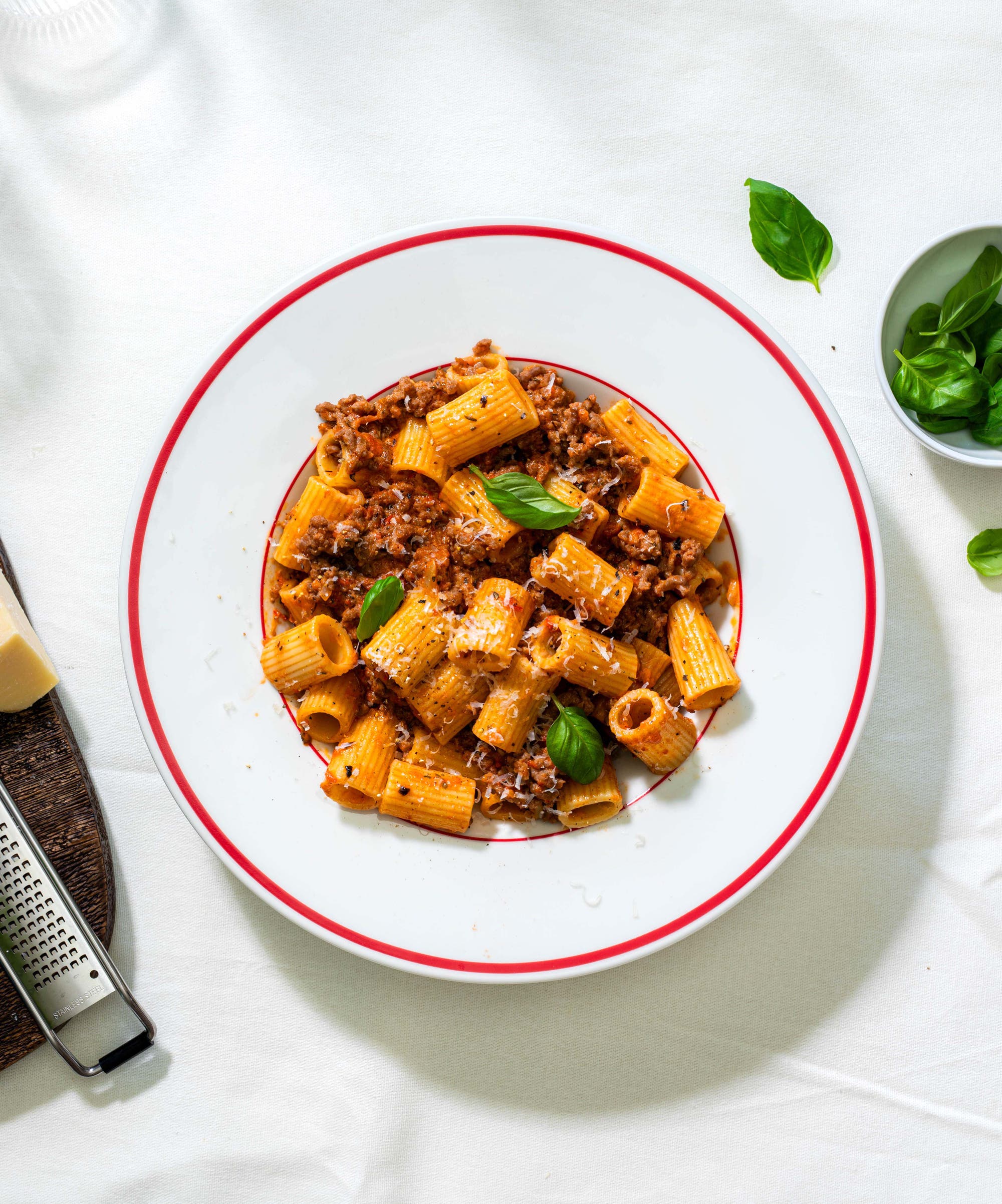Kremet kjøttdeigpasta