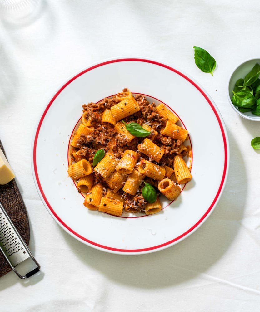 Kremet kjøttdeigpasta