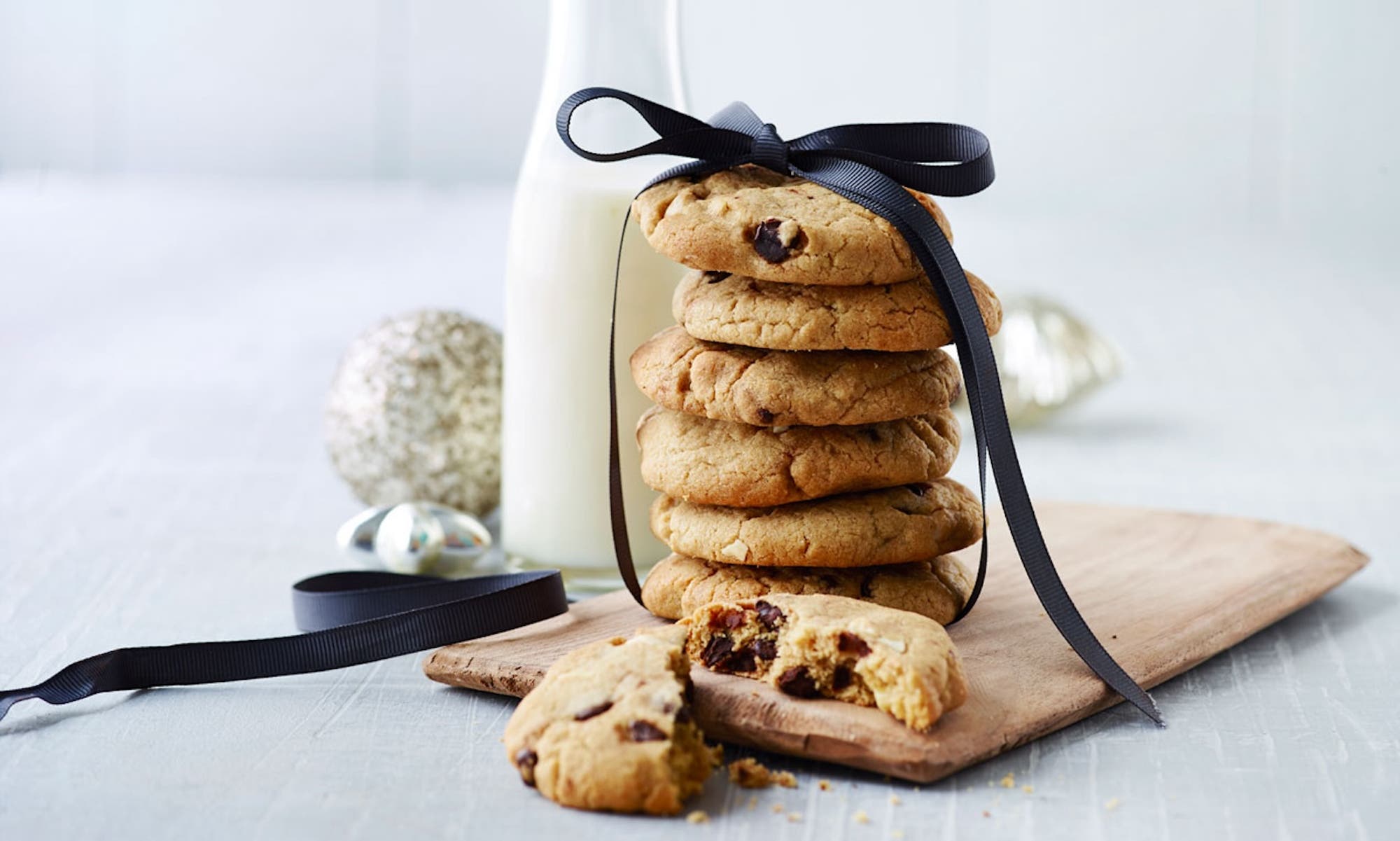 Chocolate chip - cookies med mandler