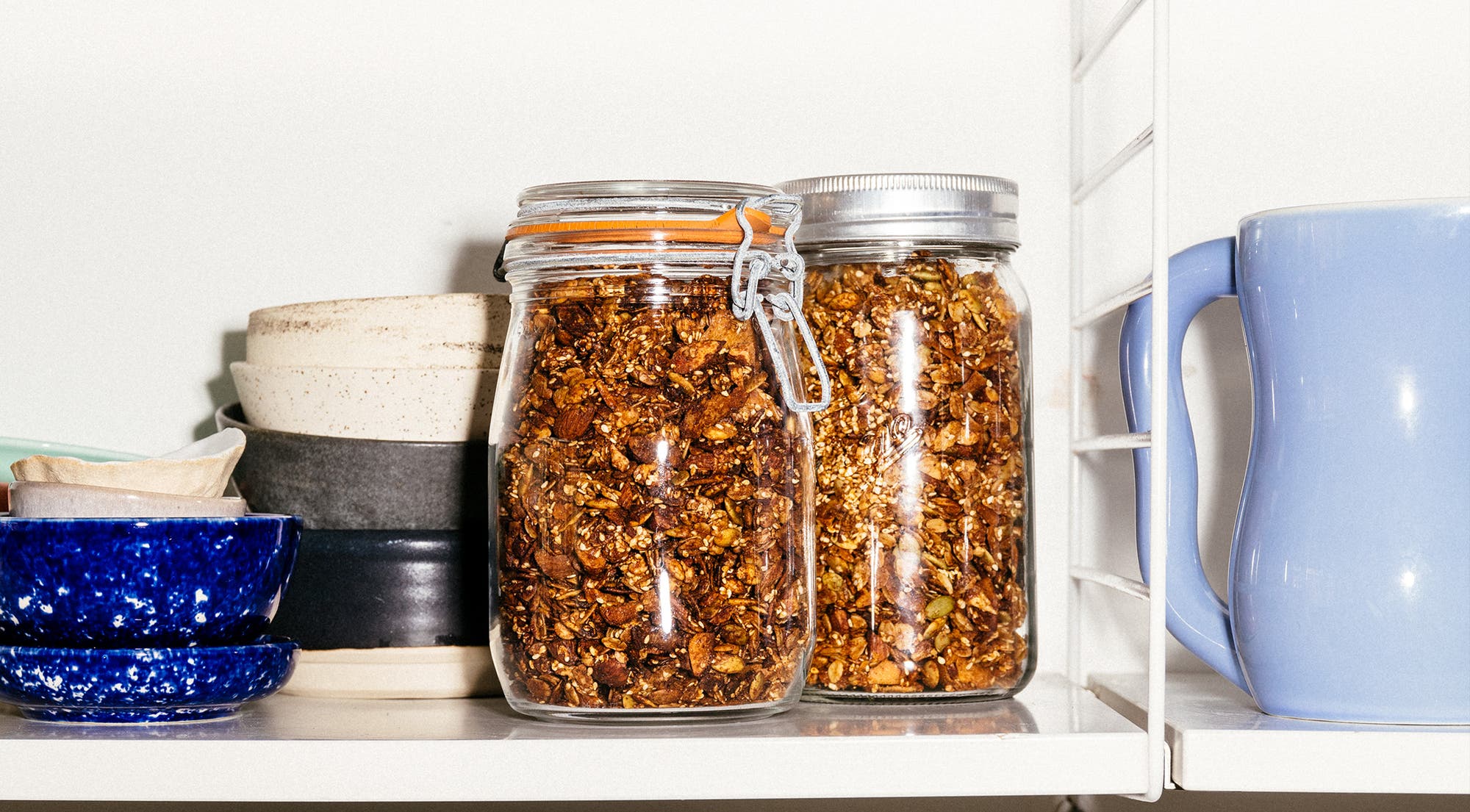 Granola med tahini og honning