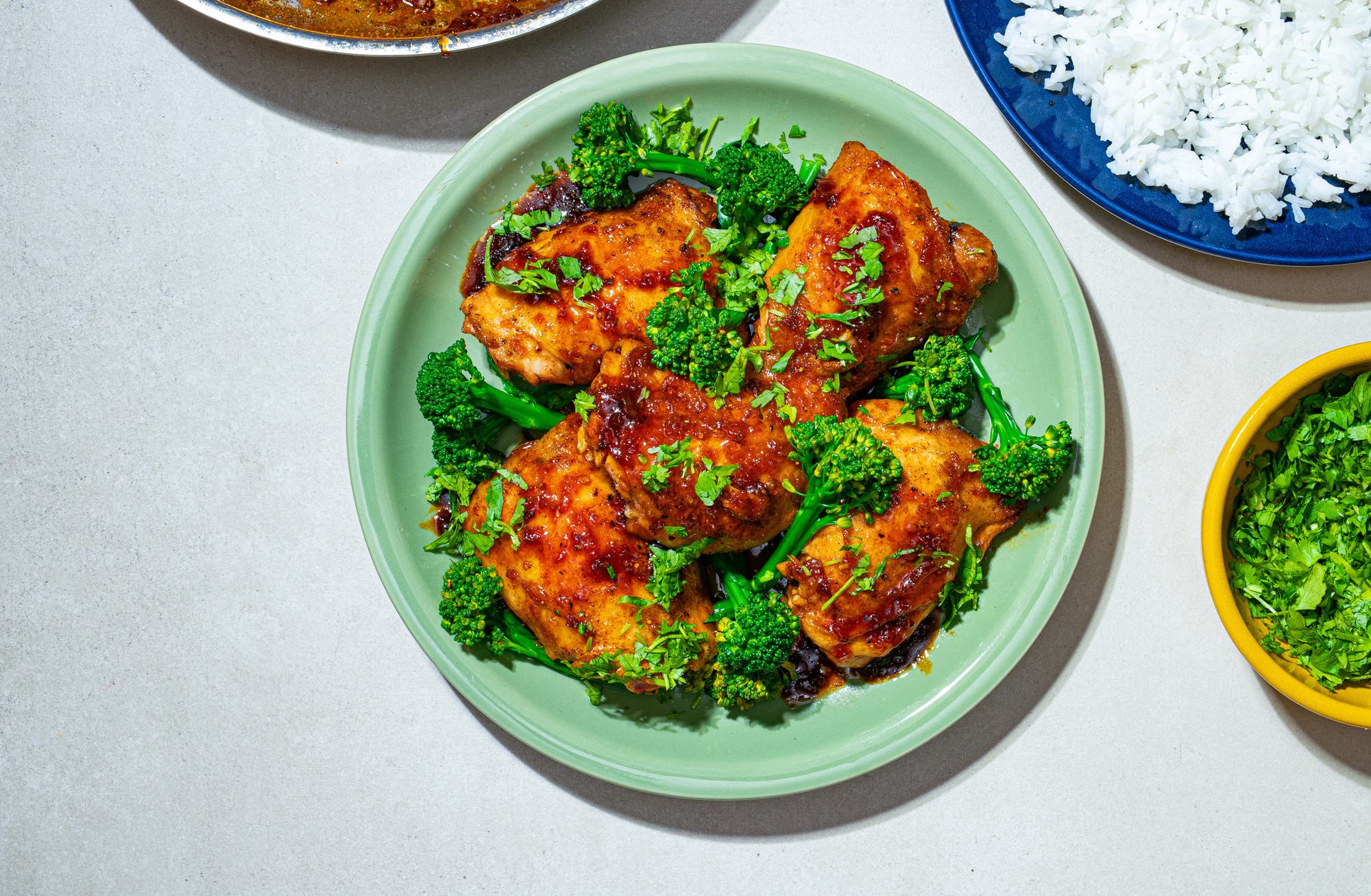 Kylling lårfilet med honning og hvitløk