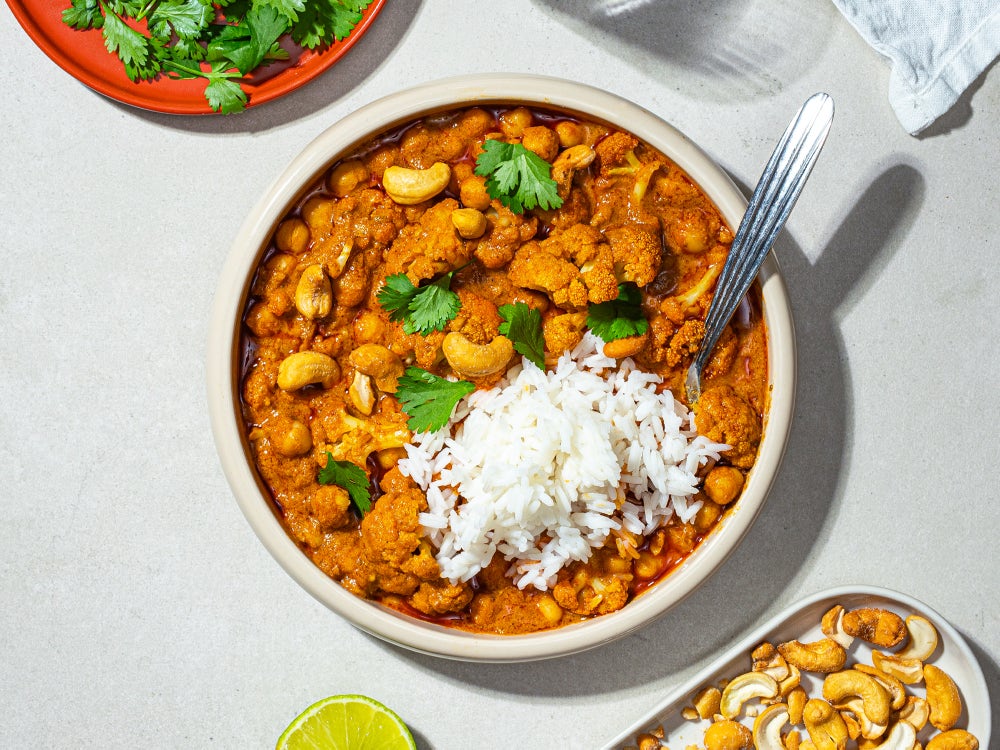 Enkel curry med blomkål