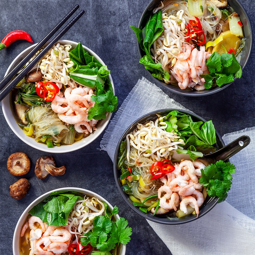 Phở med reker