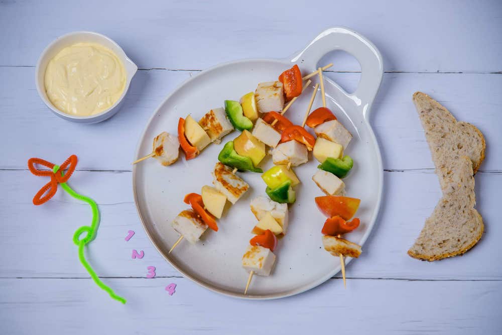 Fiskekakespyd med karrimajones