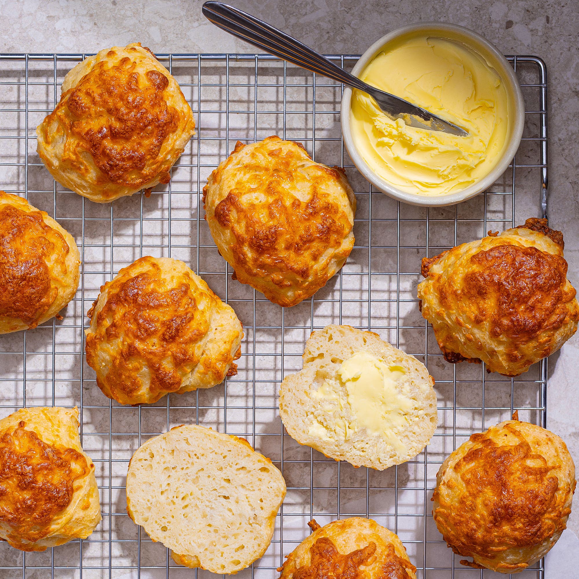 Eltefrie ostebriks med cottage cheese