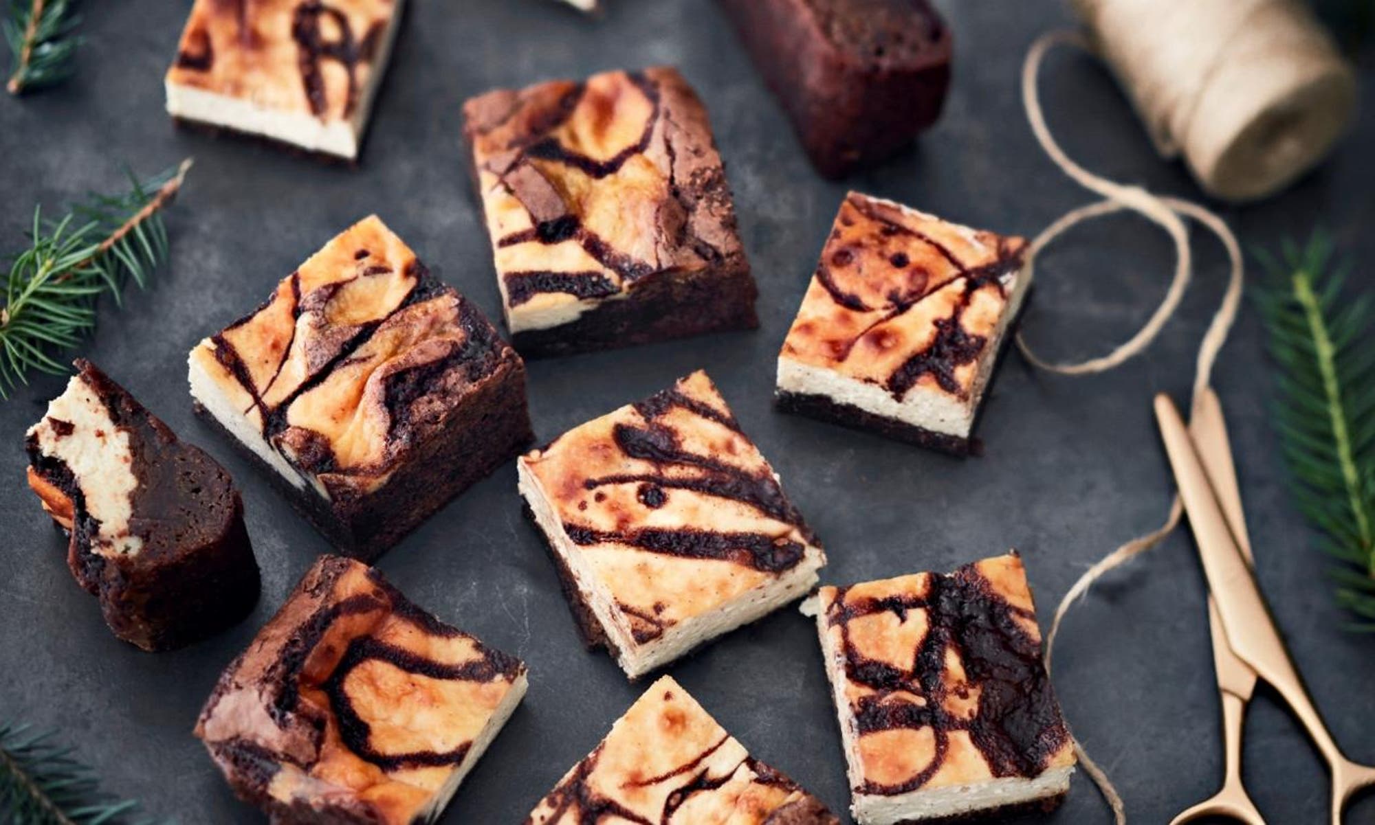 Brownies med mascarpone