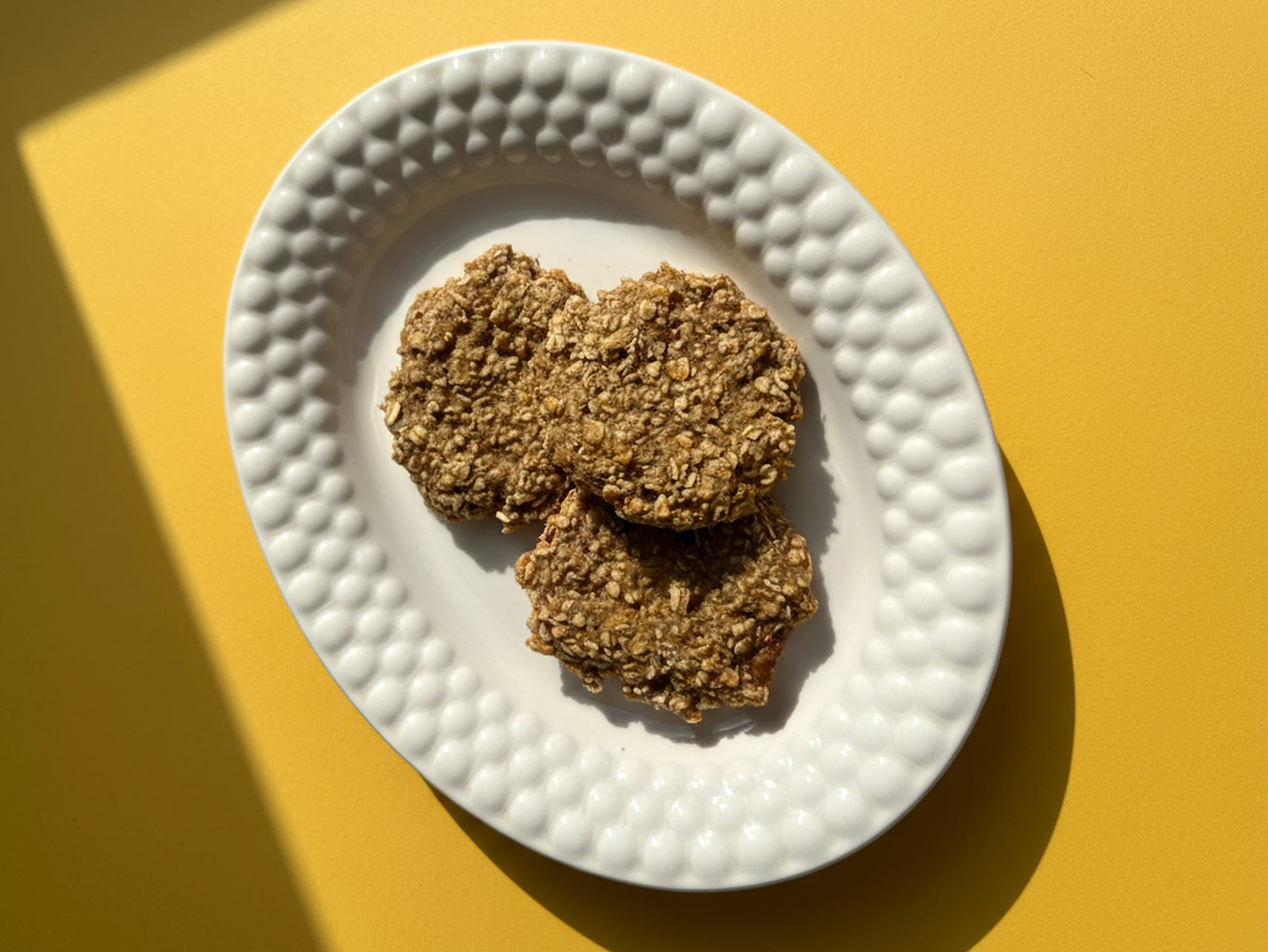 Banan- og havrekjeks