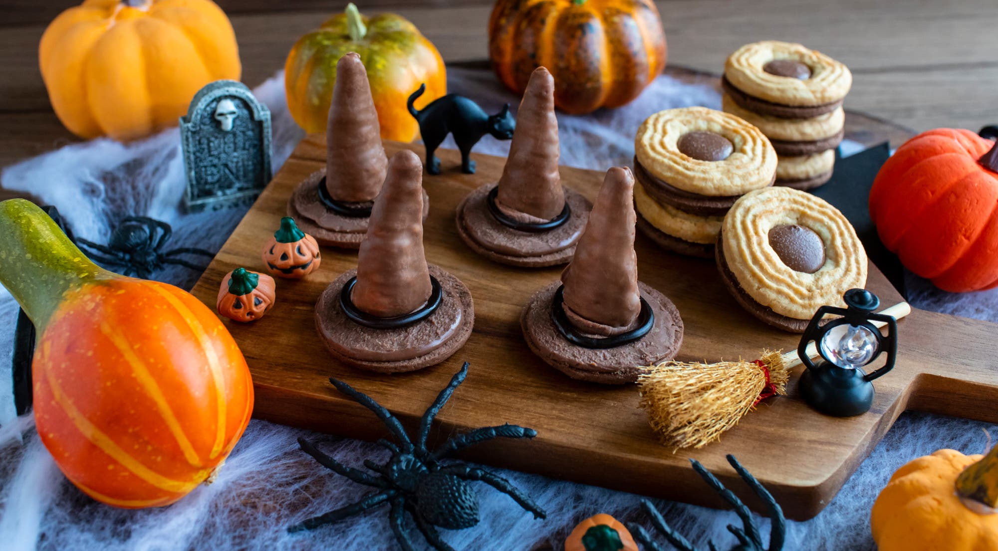 Heksehatter med sjokolade