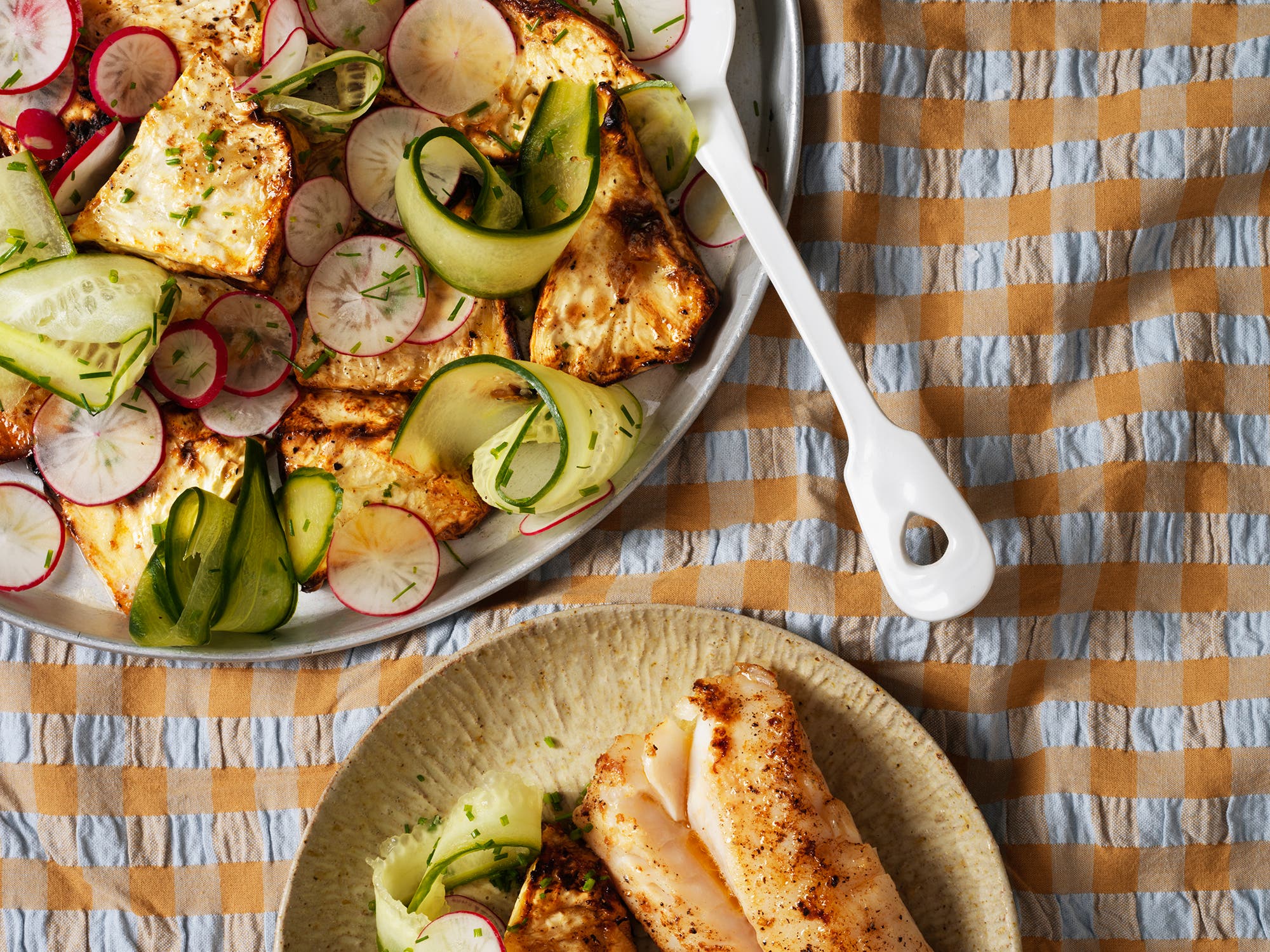 Stekt torskerygg med bakt selleri og brunet smør