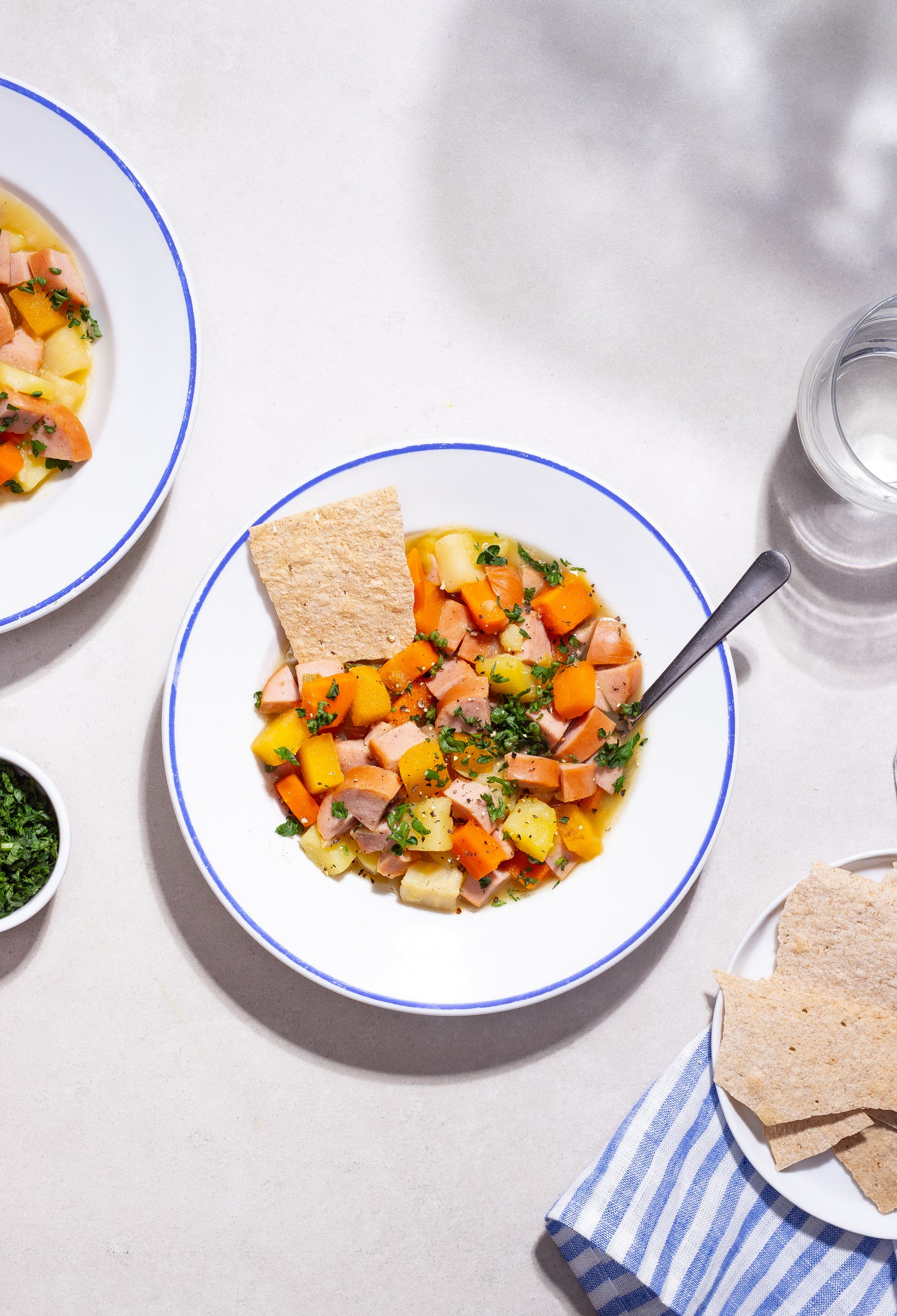 Superenkel lapskaus med pølser