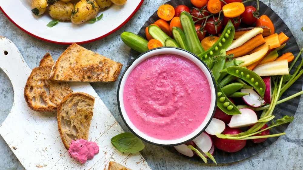 Dipp med rødbet og Kesam®