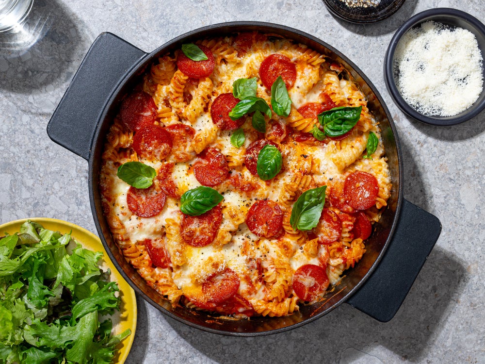 Alt-i-ett pastagrateng